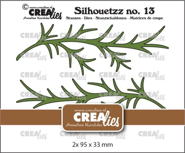 Crealies Stanzform Silhouetzz Nr. 13 Zweige A / Branches A CLSH13