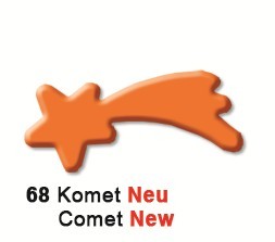 URSUS Motivstanzer mittel Komet ( orange ) 1948 0068