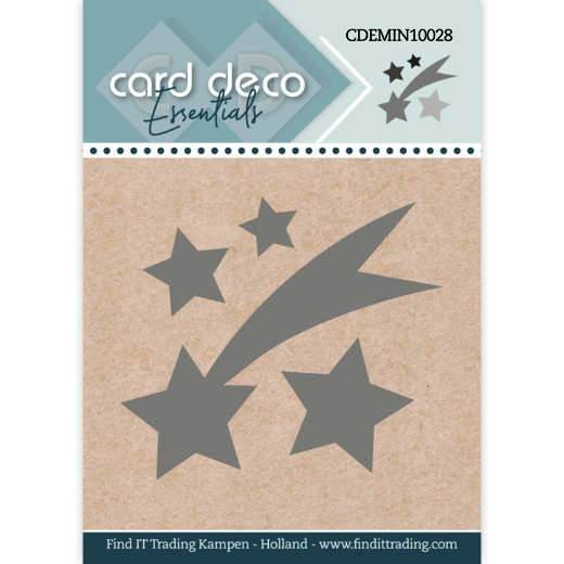 Card Deco Essentials Stanzform MINI Sternenschweif u. Sterne / Falling Star CDEMIN10028