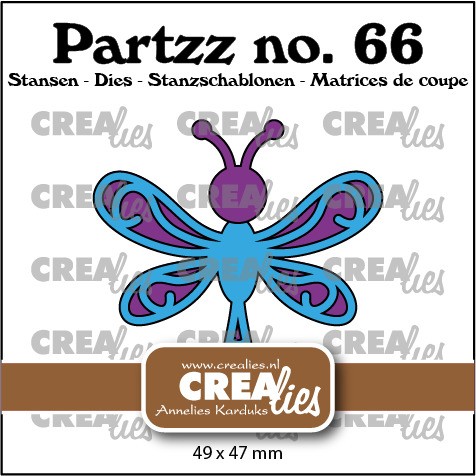 Crealies Partz Nr.66 Libelle / Dragonfly large CLPartzz66