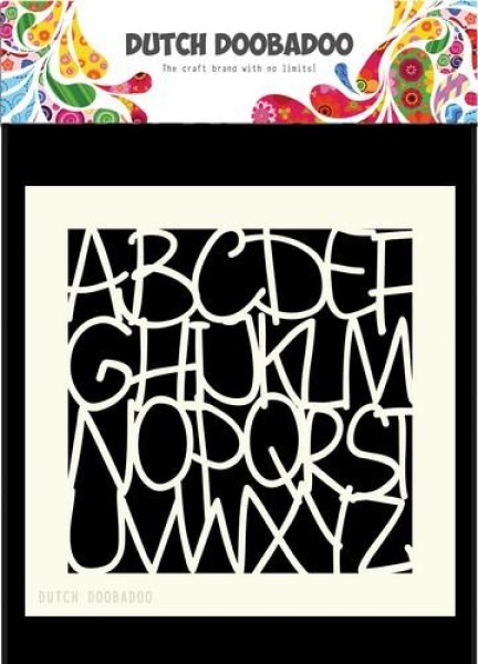 Dutch DooBaDoo Stencil Alphabet Hintergrund / Alphabet Background 470.715.607