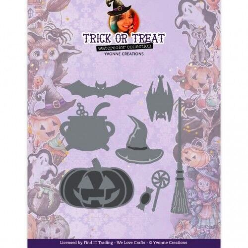 Yvonne Creations Stanzfom Trick or Treat - Happy Halloween YCD10329