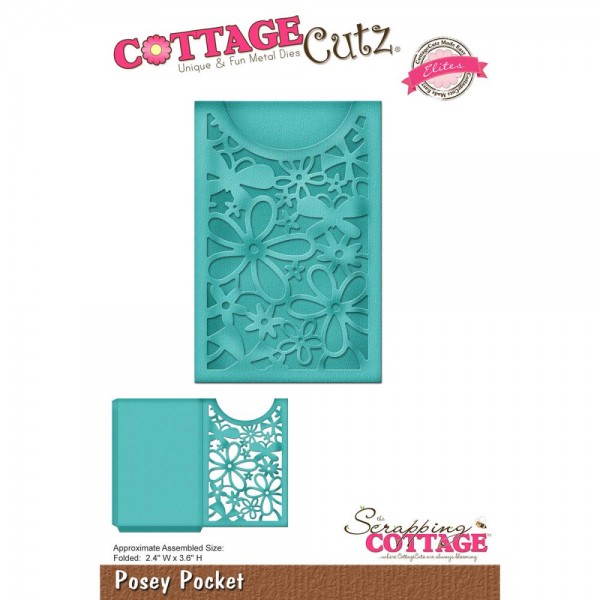 CottageCutz Stanzform Einstecktasche / Posey Pocket CCE-417