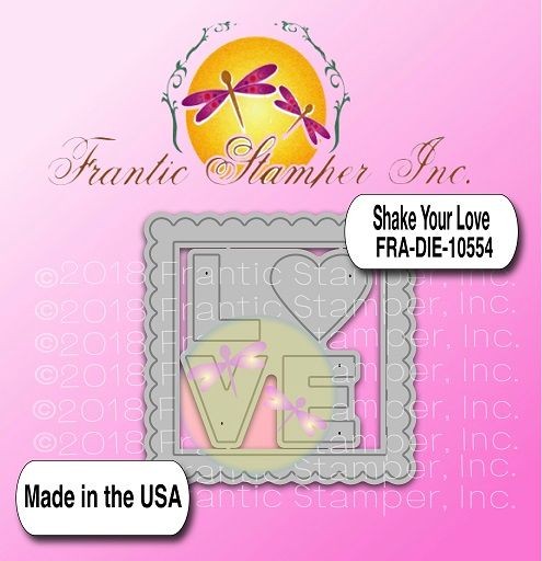 Frantic Stampers Stanzform ' LOVE ' / Shake Your Love FRA-DIE-10554