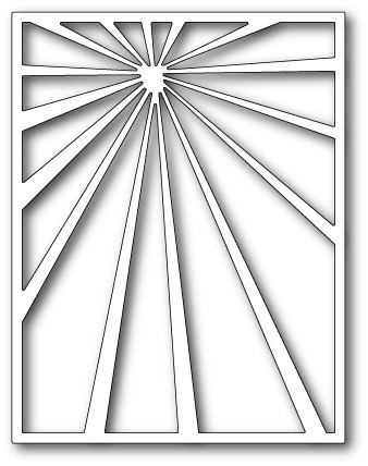 Memorybox Stanzform Sonnenstrahlen-Rahmen / Radiant Frame 99487