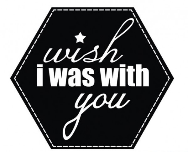 Die-Versions Stanzform wish I was with you DVPH-004
