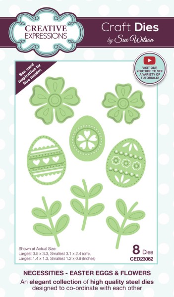 Creative Expressions Stanzform Necessities - EASTER EGGS & FLOWERS CED23062
