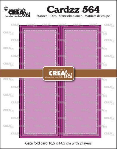 Crealies Stanzform Rechteckige Gatefold Karte Nr. 564 CLCZ564