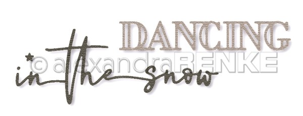 Alexandra Renke Stanzform ' Wörterset Dancing ' D-AR-Ty0173