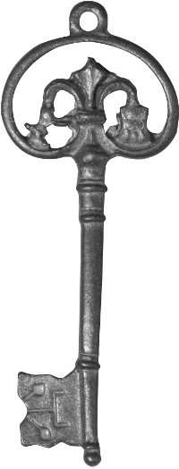 Metall-Schlüssel grau 86-968-00