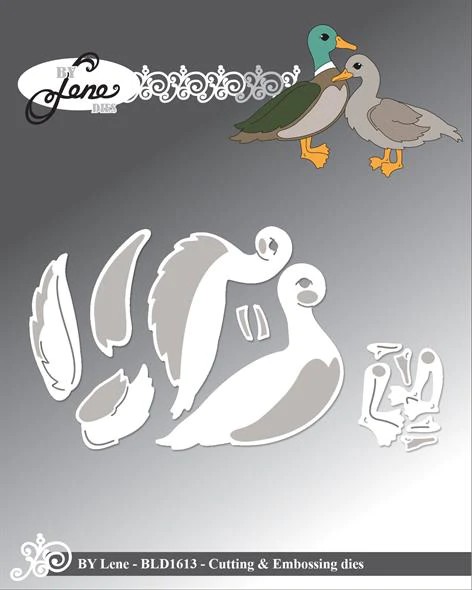 Lene Stanzform Enten / Ducks BLD1613