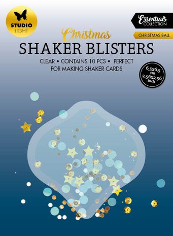 Studio LIght Shaker Blister CHRISTMAS BALL Essentials Nr. 17 SL-ES-BLIS17