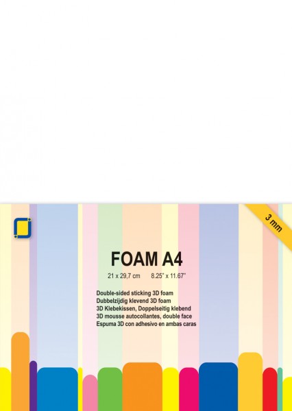 JeJe Foam-Sheet A 4 Dicke 3 mm 3.3239