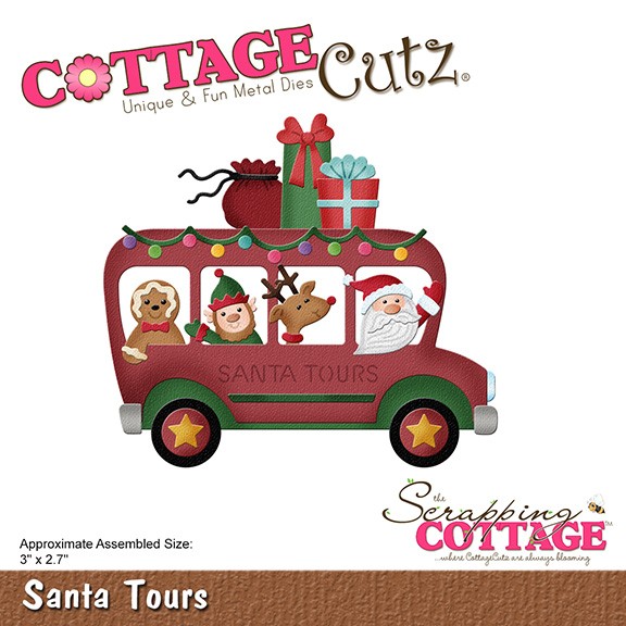 CottageCutz Stanzform Santa Tours CC-1103