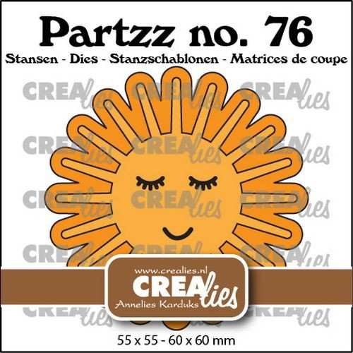 Crealies Stanzform Partzz Nr. 76 Fröhliche Sonne / Happy Sun CLPartzz76