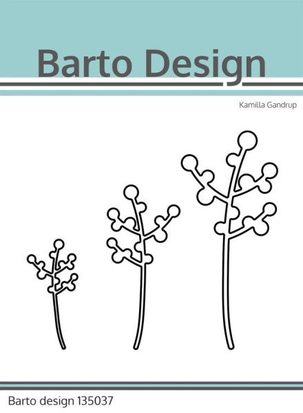 Barto Design Stanzform Zweige mit Beeren / Branches with Berries 135037