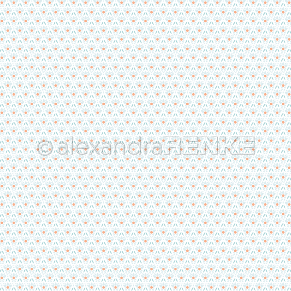 Alexandra Renke Designpapier ' Summer pattern Blumenstauden ' 10.1236