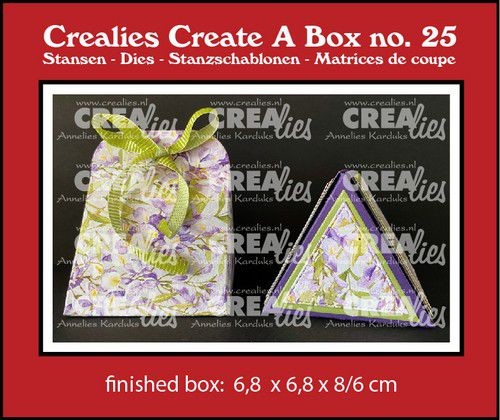 Crealies Stanzform Create A Box Nr. 25 DREIECKS-BOX / TRIANGLE Box CCAB25