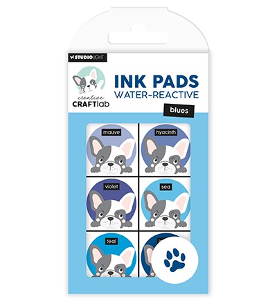 Studio Light INK PADS Water-Reactive BLUES ( 6 x ) Nr. 23 CCL-ES-INKP23