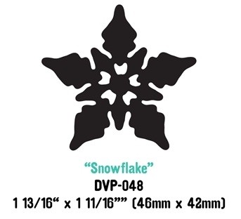Die-Versions Stanzform Schneeflocke / Snowflake DVP-048