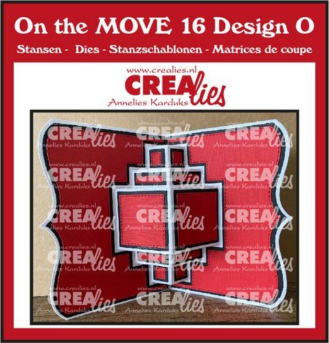 Crealies Stanzform On The Move Design No.16 Design O POP UP CARD CLMOVE16
