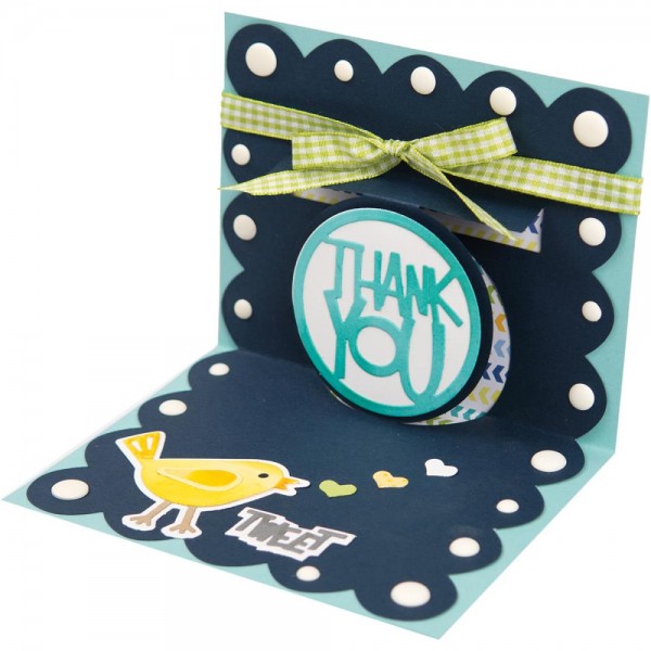 Sizzix Thinlits Stanzform ' Thank You ' 3D 661849
