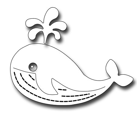 Frantic Stampers Stanzform Wal / Spouting Whale FRA-DIE-10255