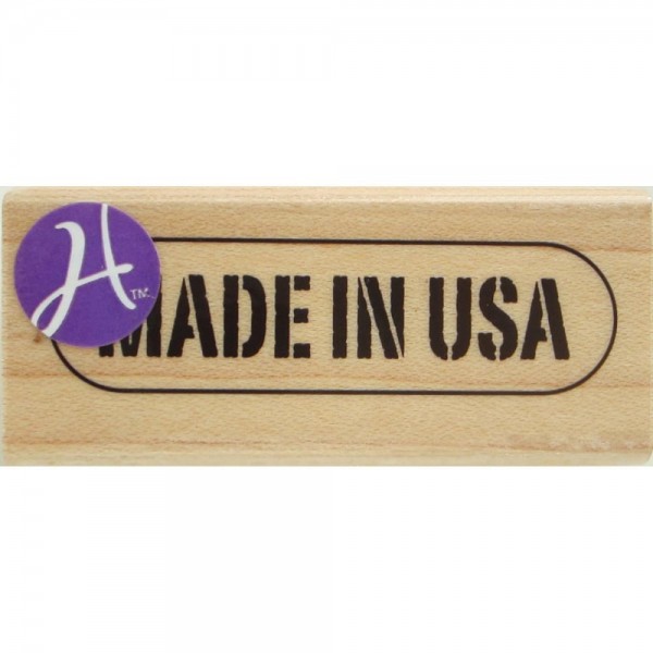 Hampton Art Holz-Stempel " Made in USA " PS0738