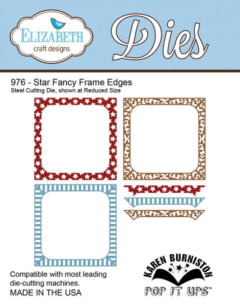 Elizabeth Craft Stanzform Star Fancy Frame Edges 976