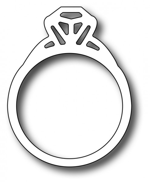 Frantic Stamper Stanzform Verlobungsring / Engagement Ring FRA-DIE-09746