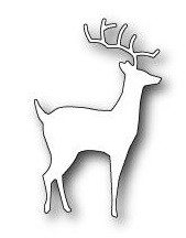 Poppystamps Stanzform Hirsch / Peacful Deer 1327