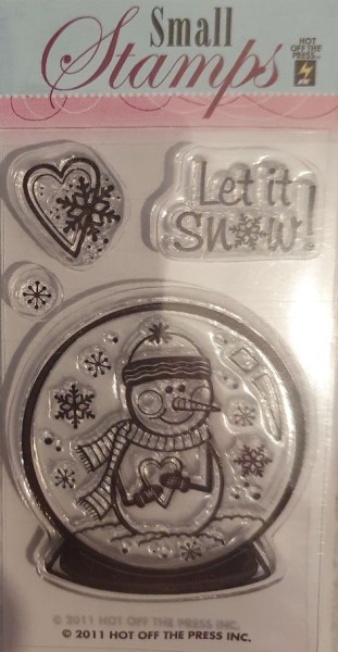 Hot off the Press Clear Stamps Snowglobe HOTP-1068