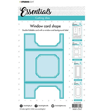 Studio Light Stanzform Window Cardshape Essentials Nr. 182 SL-ES-CD182