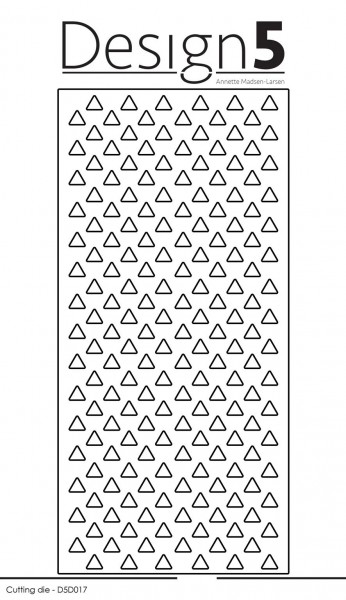 Design5 Stanzform Triangle Slimcard Background D5D017