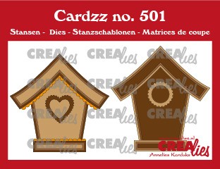 Crealies Stanzform Vogelhaus Nr. 501 / Birdhouse CLCZ501