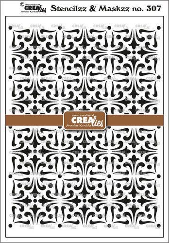Crealies Stencilzz & Maskzz Nr. 307 Barbara ( full Design ) CLSTM307