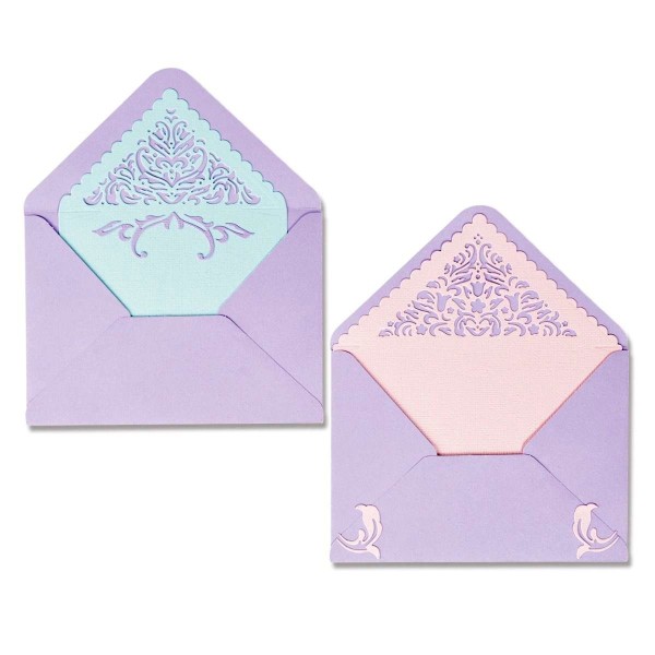 Sizzix Stanzform Thinlits Lace Envelope Liners 665890