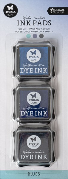 Studio Light INK PADS Water-Reactive BLUES ( 3 x ) SL-ES-INKP15