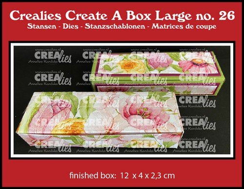 Crealies Stanzform Create A Box LARGE Nr. 26 TEELICHT-BOX groß / TEALIGHT Box Large CCABL26