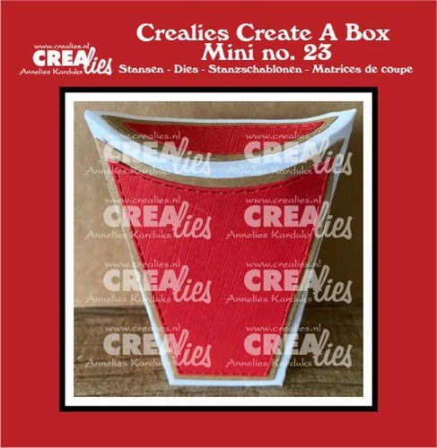 Crealies Stanzform Create A Box MINI Nr. 23 Kissenbox stehend Mini / Standing Pillowbox Mini CCABM23