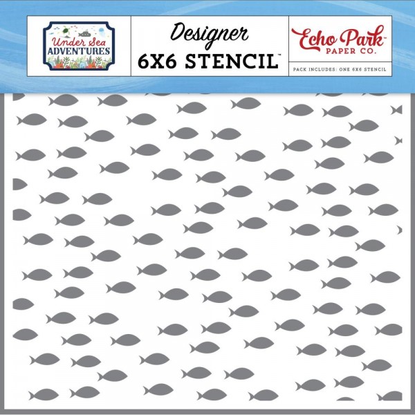 Echo Park Stencil School Of Fish SUA245033