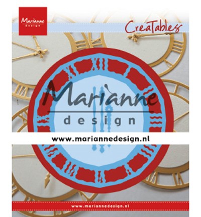 Marianne D Stanzform Creatables Uhr Ziffernblatt mit Zeiger / Clock LR0636