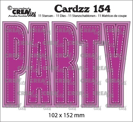 Crealies Stanzform PARTY CLCZ154