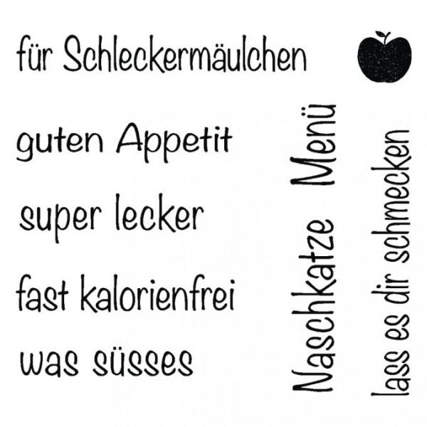 Rayher Clearstempel-Set Schleckermäulchen 59-838-000