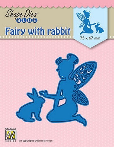 Nellie Stanzform Fee mit Kaninchen / Fairy With Rabbit SDB071