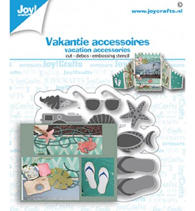 Joycrafts Stanzform Urlaubs-Accessories / Vacation Accessories 6002/1476