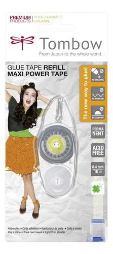 Tombow Nachfüllung für Maxi Power Glue tape permanent ( 8,4 mmx16 mtr )19-PR-IP