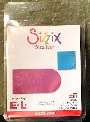 Sizzix Stanzform Sizzlits SMALL 1-er Karte / card petal 38-8038 / 654519