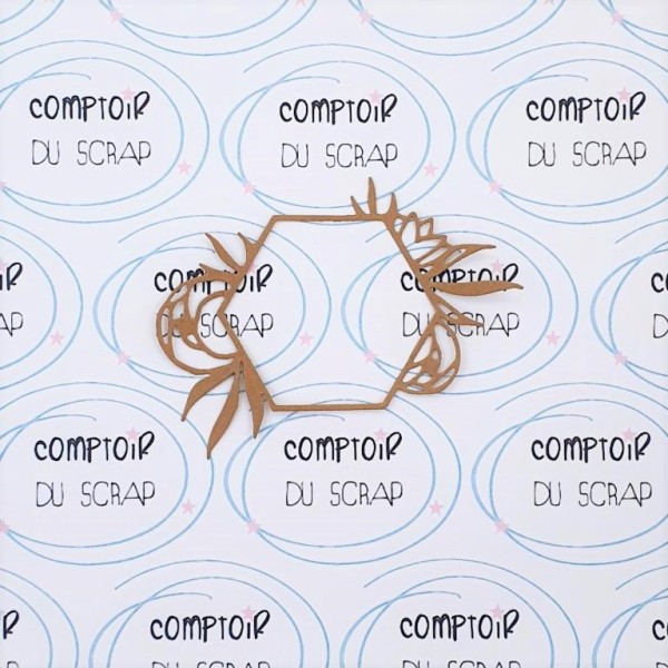 Comptoir Du Scrap Stanzform Rahmen mit Verzierung / Cadre fleuri D0621-DI43