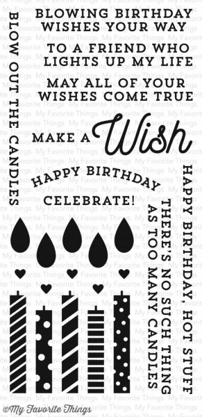 My Favorite Things Clear Stamps Make A Wish CS-129